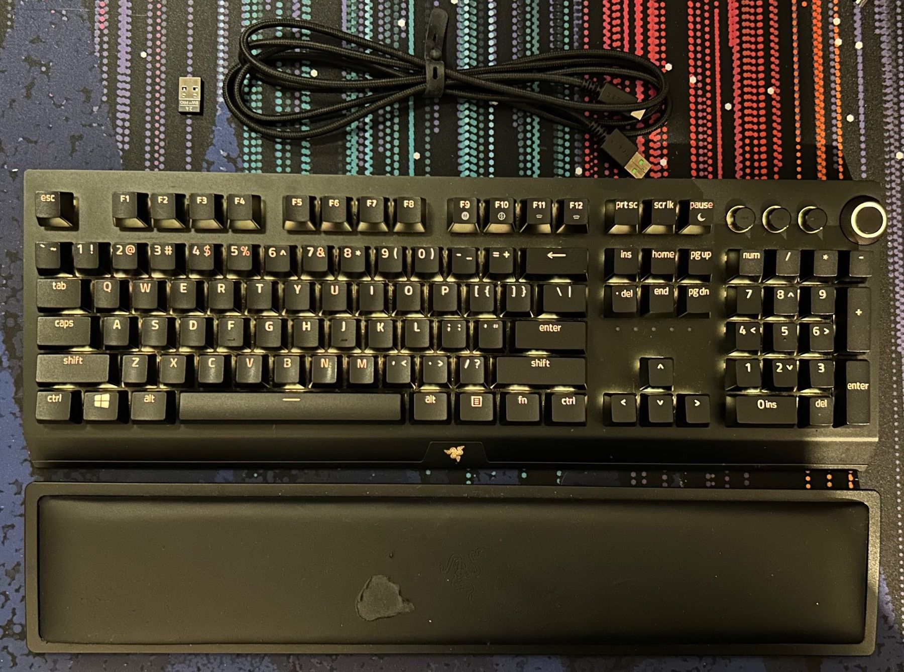 Razer Tastiere: Razer Blackwidow V3 Pro keyboard with EPOMAKER MARRS keycaps – Usato da Basel venduto da petergy 2