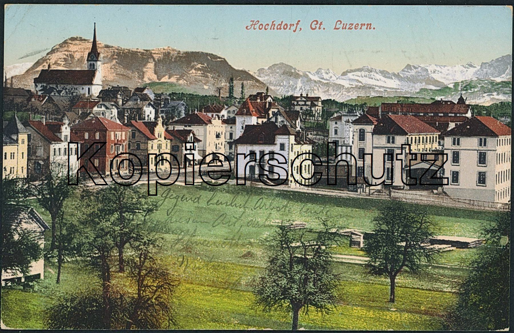 Cartoline postali: LU Hochdorf – Usato da Schindellegi venduto da leecollect