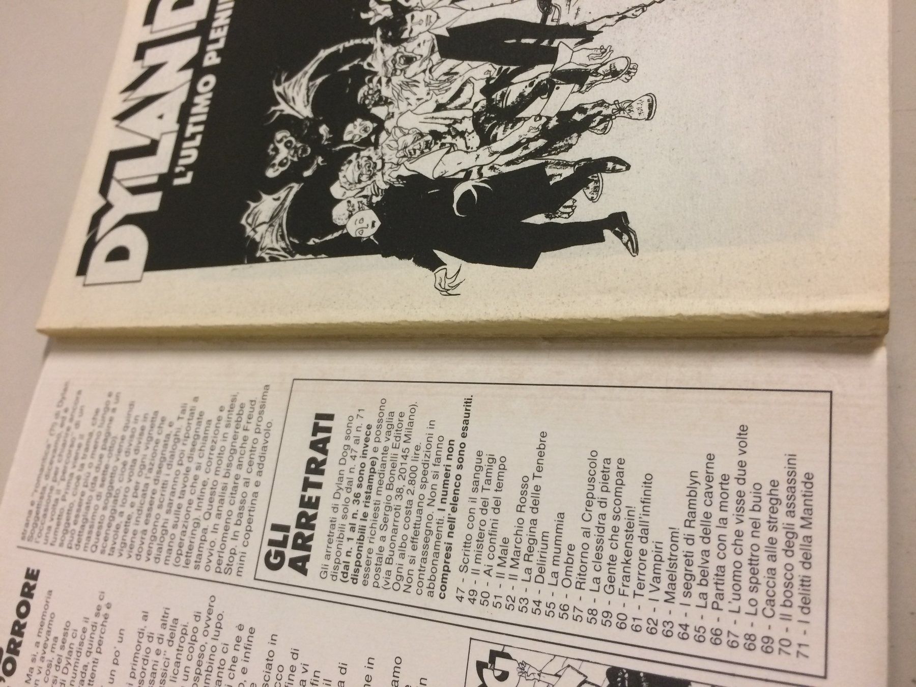 Fumetti: DYLAN DOG # 72 L'ULTIMO PLENILUNIO  Sergio Bonelli 1992 – Usato da Vezia venduto da Aquarius_Age 7