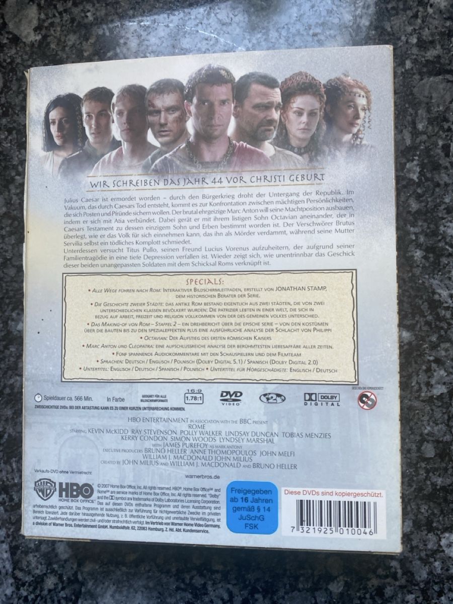 Tutti i DVDs: DVD Serie "Rom" Komplette Staffel 2 Box NEU – Usato da Erlinsbach SO venduto da Silverstorm 1
