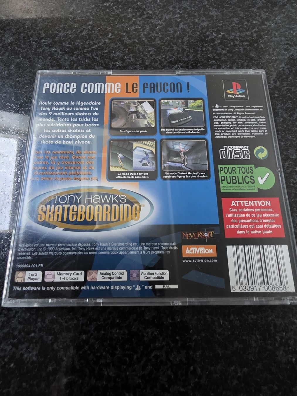 Spiele: Tony Hawk's Skateboarding PS1 – Gebraucht aus Chavornay von Crash37 1