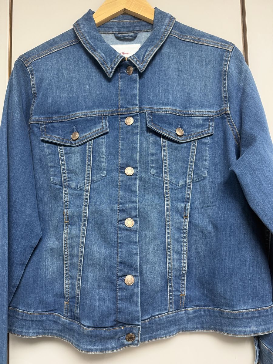 S.Oliver Giacche: S.Oliver Jeansjacke Damen Gr. 44  – Usato da Urdorf venduto da Bailey72 1