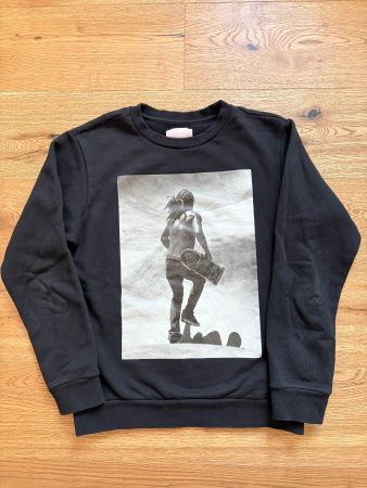 Palm Angels Crewneck Sweatshirt with Skater Print
