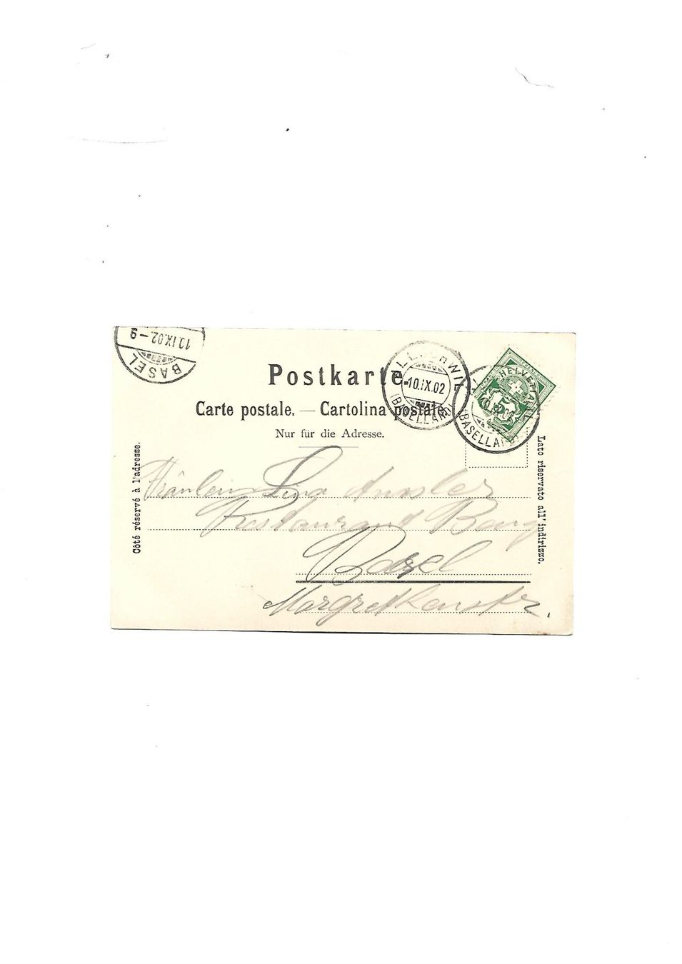 Ansichtskarten: ALLSCHWIL  1902 – Gebraucht aus Allschwil von Salus17 1
