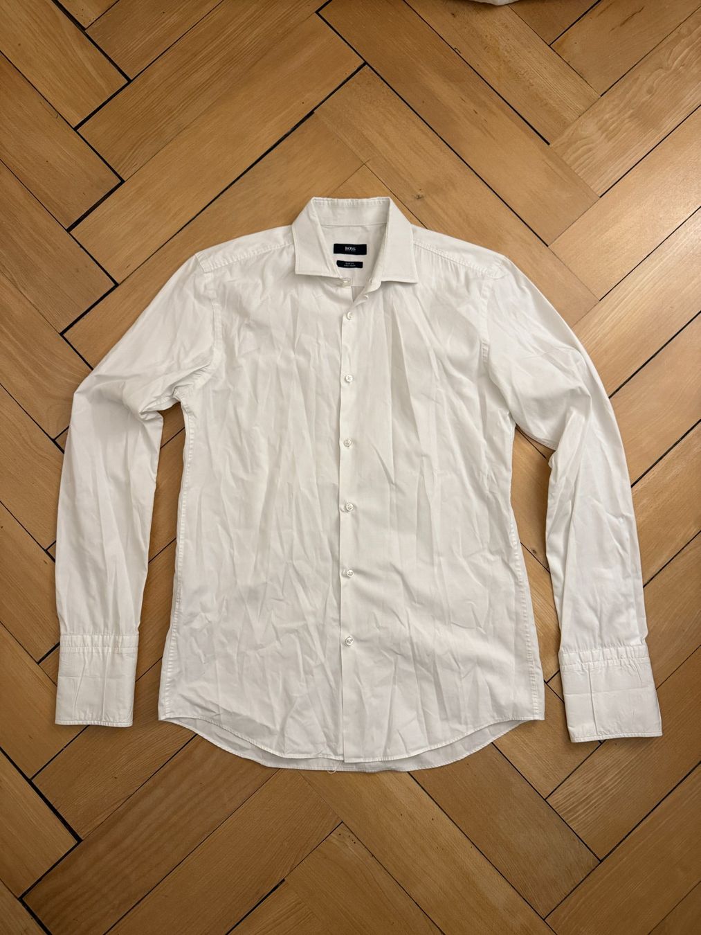 Hugo Boss Camicie: HUGO BOSS - Hemd weiss 40 (M) – Usato da Zürich venduto da Diazaio