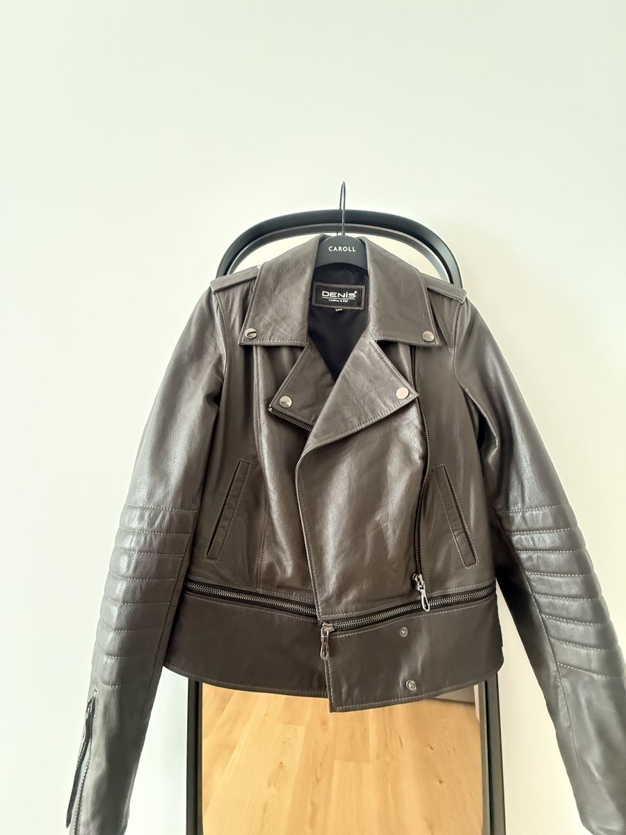 Giacche: Stylish Leather Jacket - Size S - brown like new – Nuovo (secondo la descrizione) da Altendorf venduto da Alovely 4