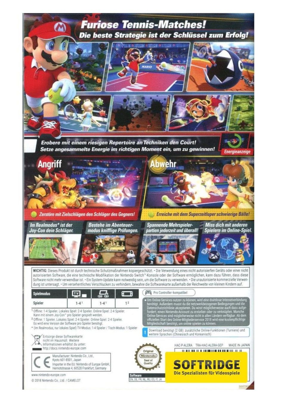 Nintendo Giochi: Mario Tennis Fever Nintendo Switch 2 – Usato da Allschwil venduto da Schwelheimer 1