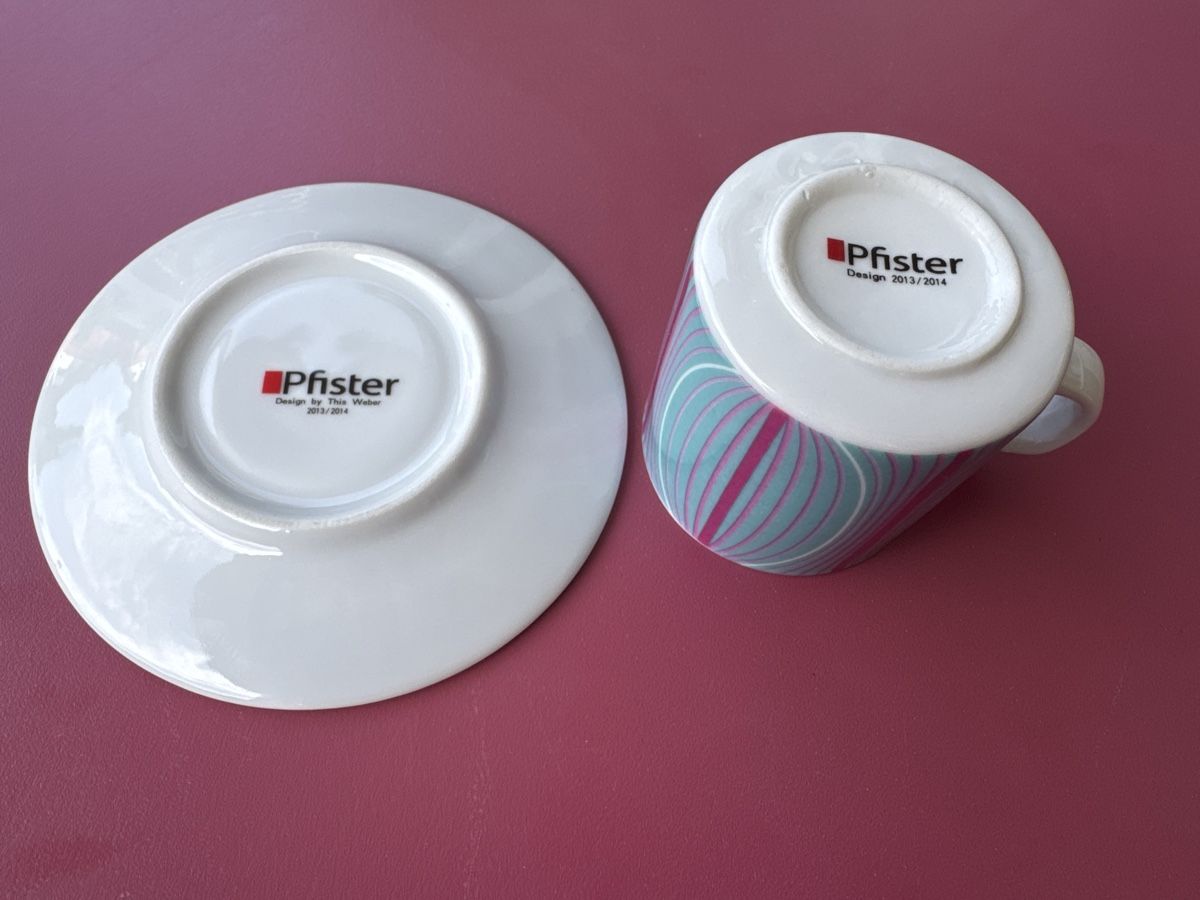 Pfister Tassen: Espressotasse mit Unterteller Pfister Design 2013/2014 – Neu (gemäss Beschreibung) aus Unterentfelden von Loonah 2