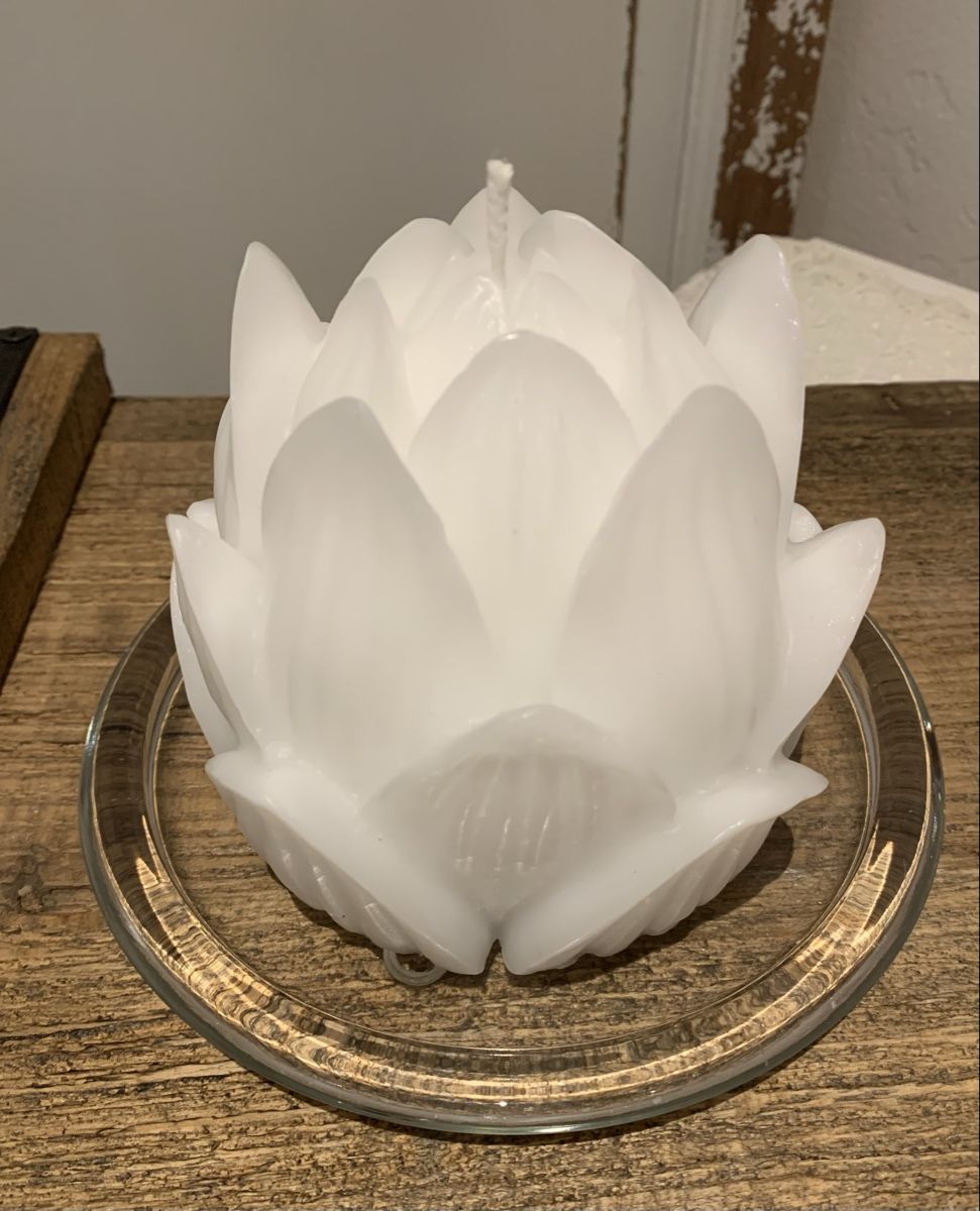 Candele: Kerzenset Lotusblüte Hand gemacht – Nuovo (secondo la descrizione) da Diepoldsau venduto da Luxusdeko 3