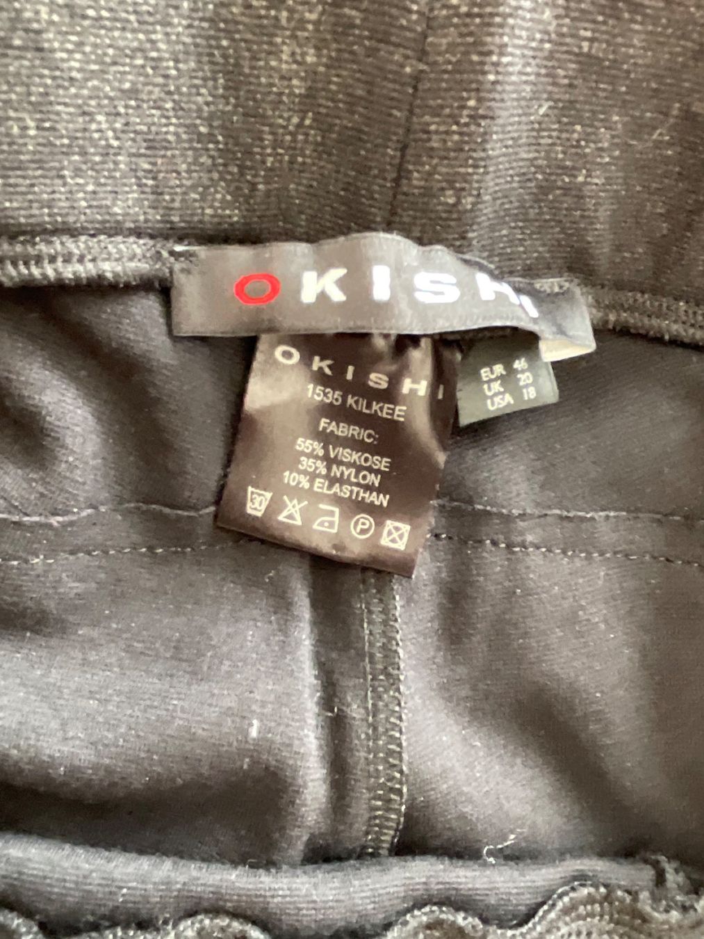 Ischiko Pantaloni: ISCHIKO Stretch Hose Gr 46 / 44 Schwarz – Usato da Urdorf venduto da alda02 6