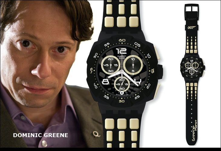 007 James Bond Swatch DOMINIC GREENE QUANTUM OF SOLACE neu (Neu