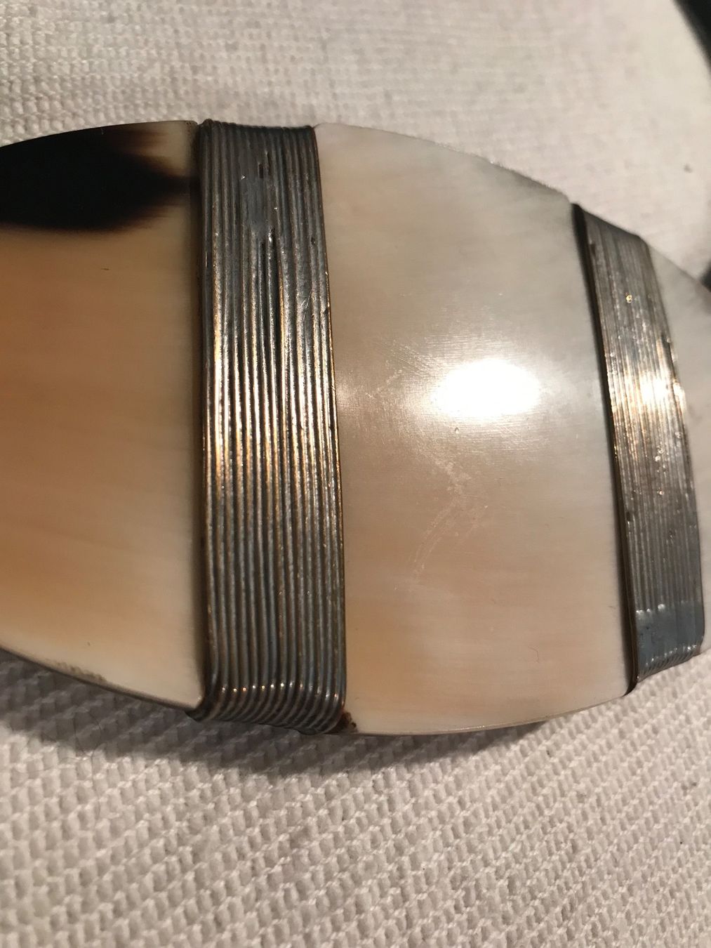Catenine: Halskette aus Horn und echt Silber – Usato da Therwil venduto da jonasiw 1