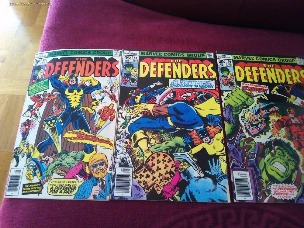 Fumetti: Comics The Defenders 46, 62, 63 Marvel COMICS GROUP – Usato da Volketswil venduto da nemo2000