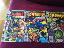 Comics The Defenders 46, 62, 63 Marvel COMICS GROUP