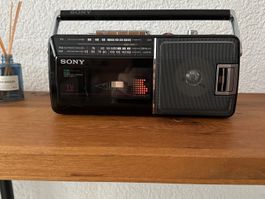 Sony CFm-140TV Boombox Radio Kassettengerät mit TV-Kanal
