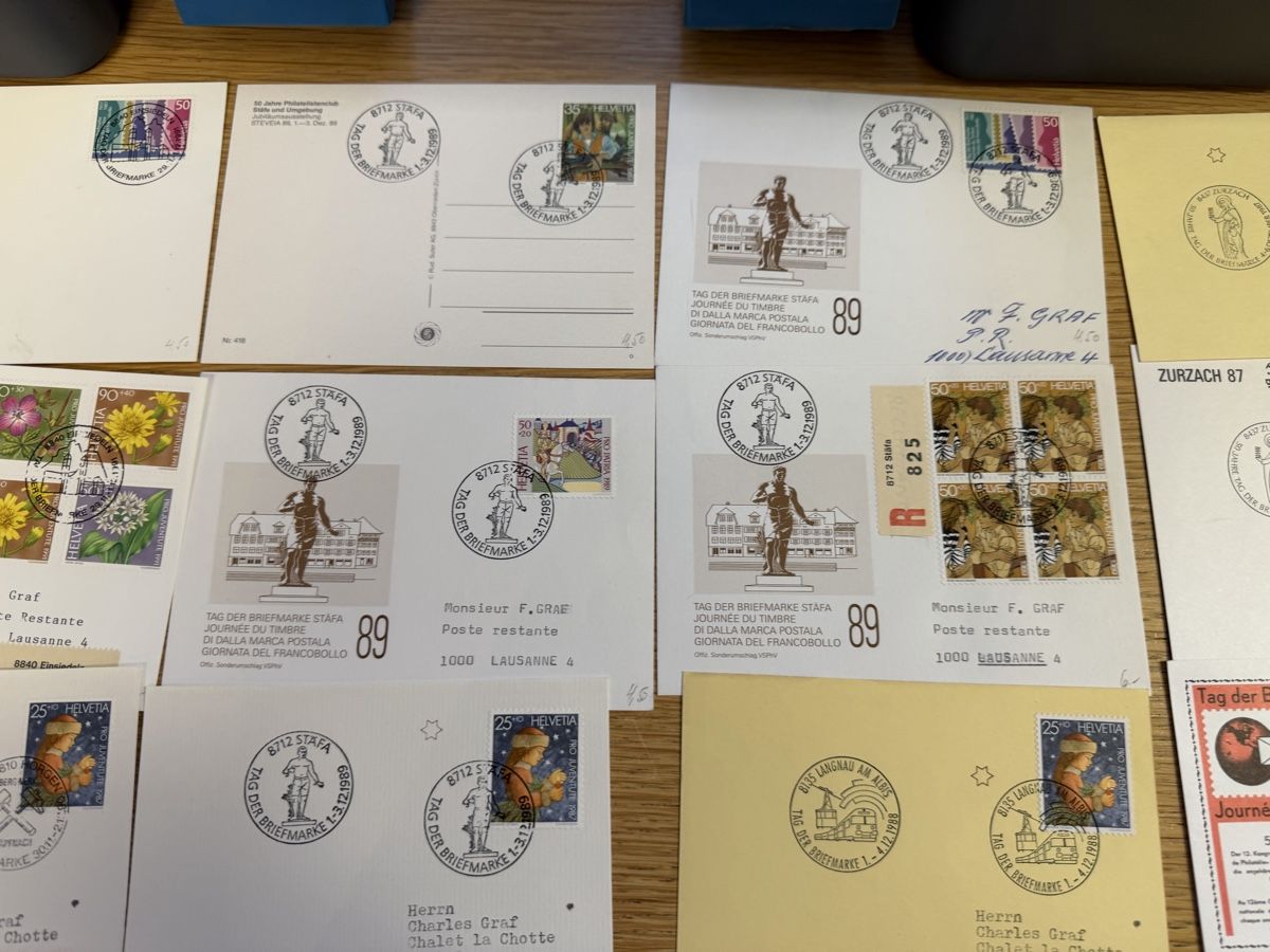 Alle Briefmarken: 27 Karten Tag der Briefmarken  – Neu (gemäss Beschreibung) aus Murgenthal von Tina_4055 2