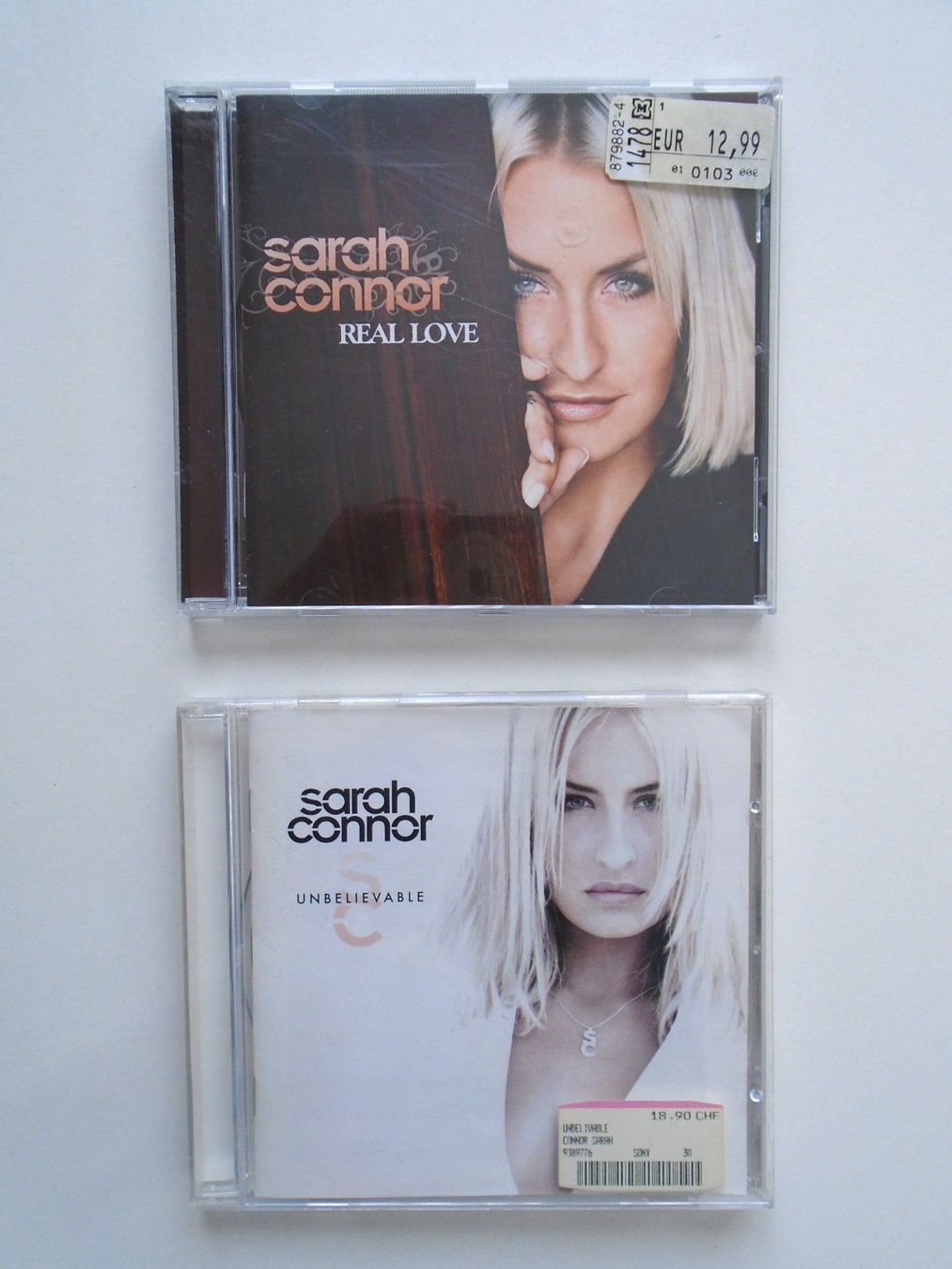CD: Sarah CONNOR - 2CD's / Unbelievable + Real Love – Usato da Pfeffingen venduto da Elfenstein
