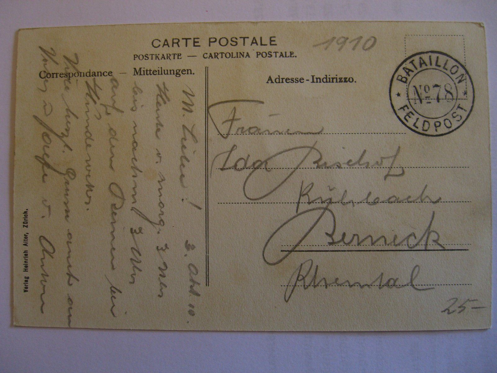 Cartes postales: Müllheim – D'occasion à Bischofszell par Joachim-115 1