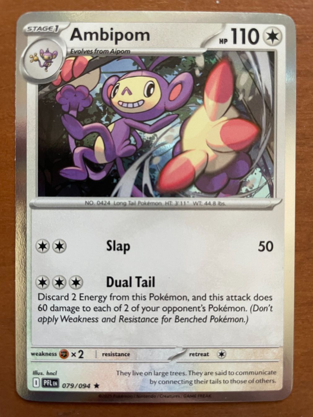 Pokémon Carte collezionabili: Pokemon Ambipom Holo (Versand gratis) – Nuovo (secondo la descrizione) da Chur venduto da Angerson