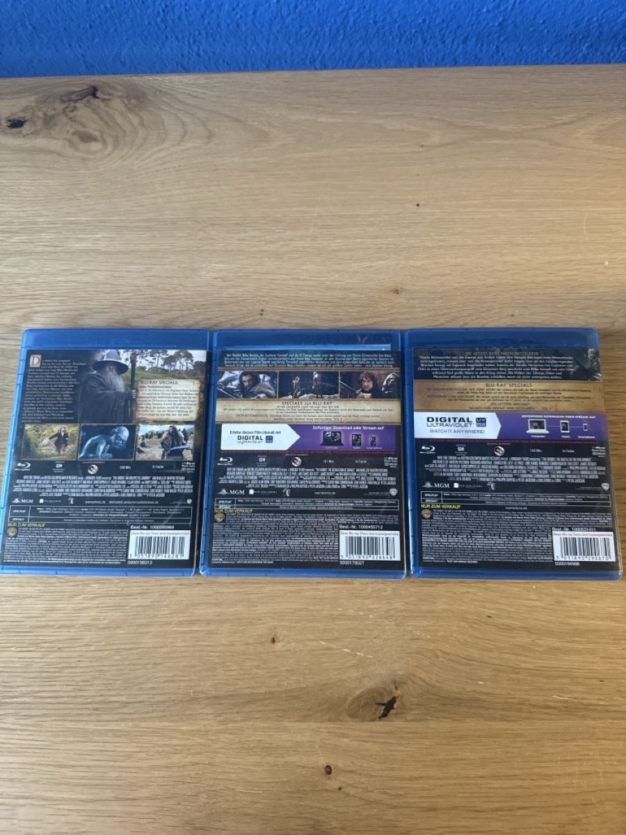 Tutti i DVDs: Der Hobbit Trilogie Blu-ray – Usato da Weinfelden venduto da sco_2jx6 1