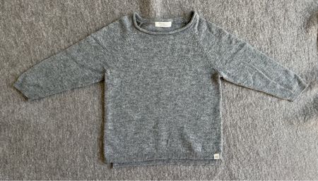 90%Wolle/10%Kaschmir Minimalisma Pulli Gr.18-24M
