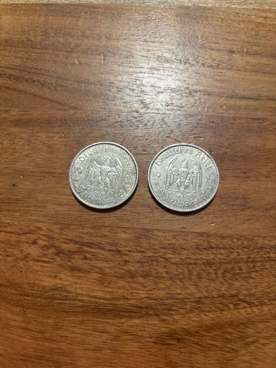 Tutti le monete: 5-Reichsmark-Silbermünze – Usato da Buttikon SZ venduto da Felix15