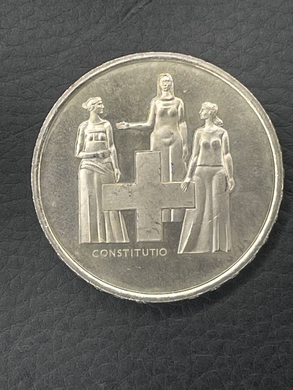 Alle Münzen: Pièce 5 francs commémorative 1974 suisse – Gebraucht aus Lausanne von jbd_g9s7