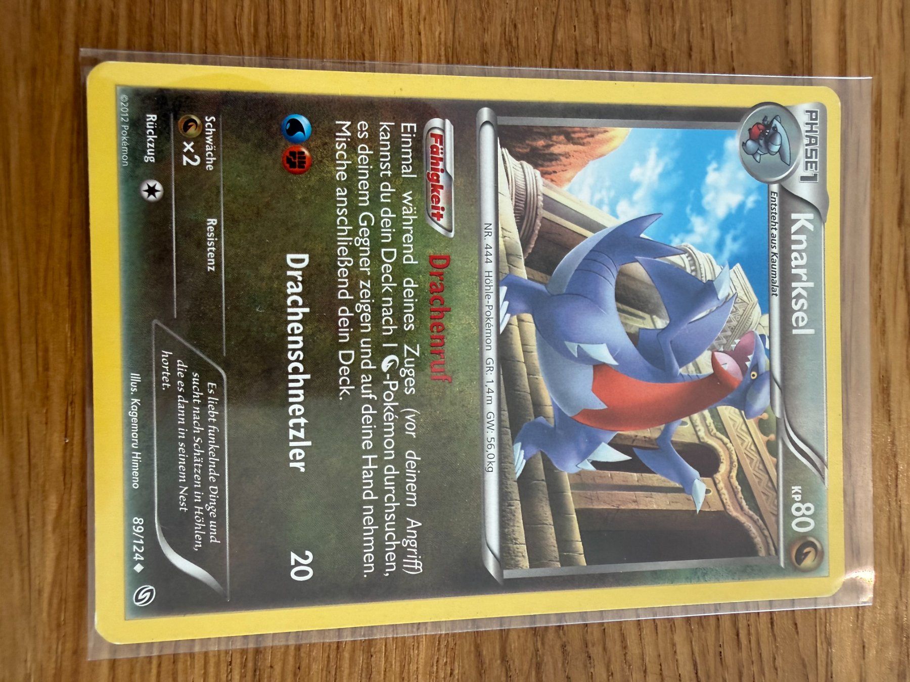 Pokémon Sammelbilder & Trading cards: Knarksel 89/124 – Gebraucht aus Amriswil von sim_nlb6