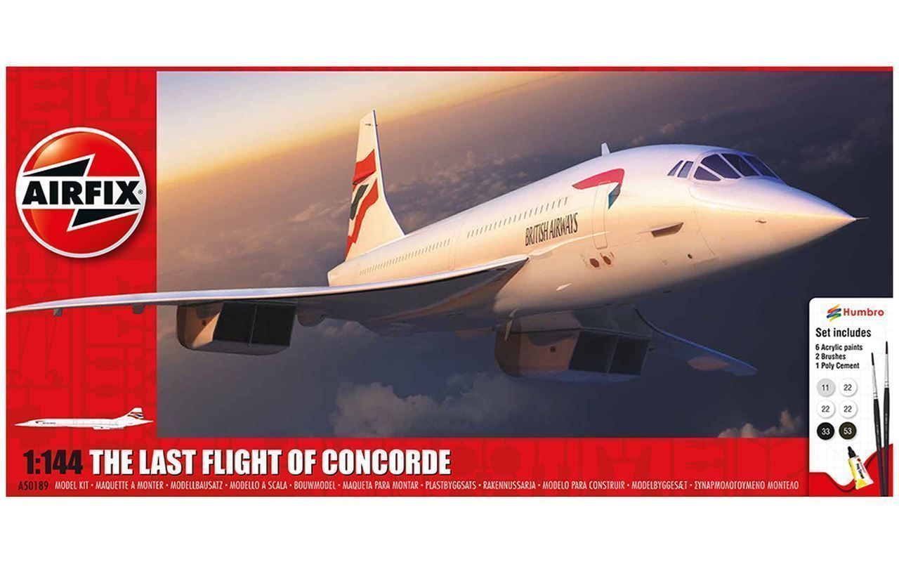 Airfix Kit di modellismo & Modellini statici: Airfix - Concorde Gift Set – Nuovo e nell'imballaggio originale da Pratteln venduto da Dollshop 1