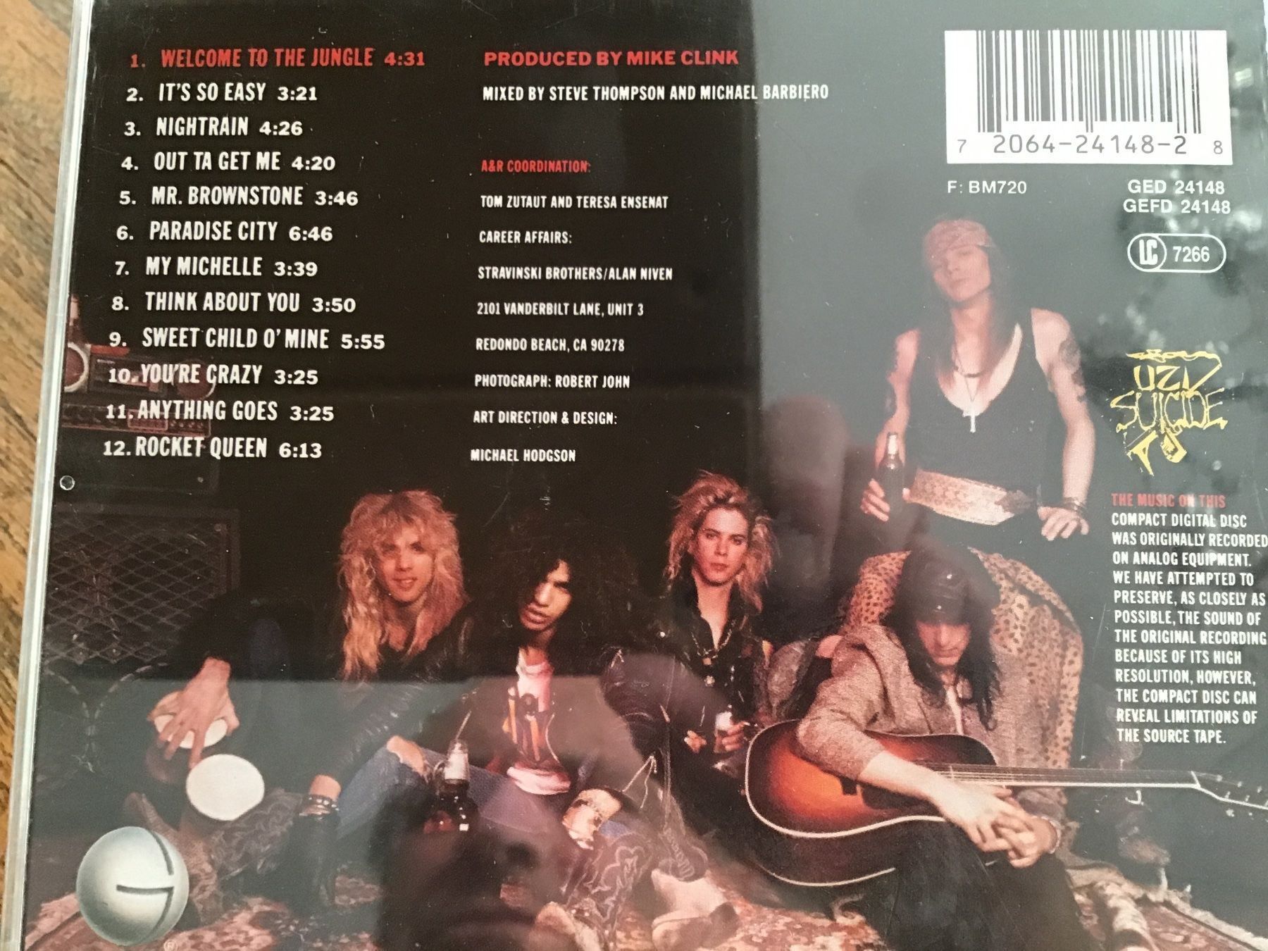 CDs: GUNS  N ROSES 🙋🏻‍♀️ – D'occasion à Thierachern par sweden08 1