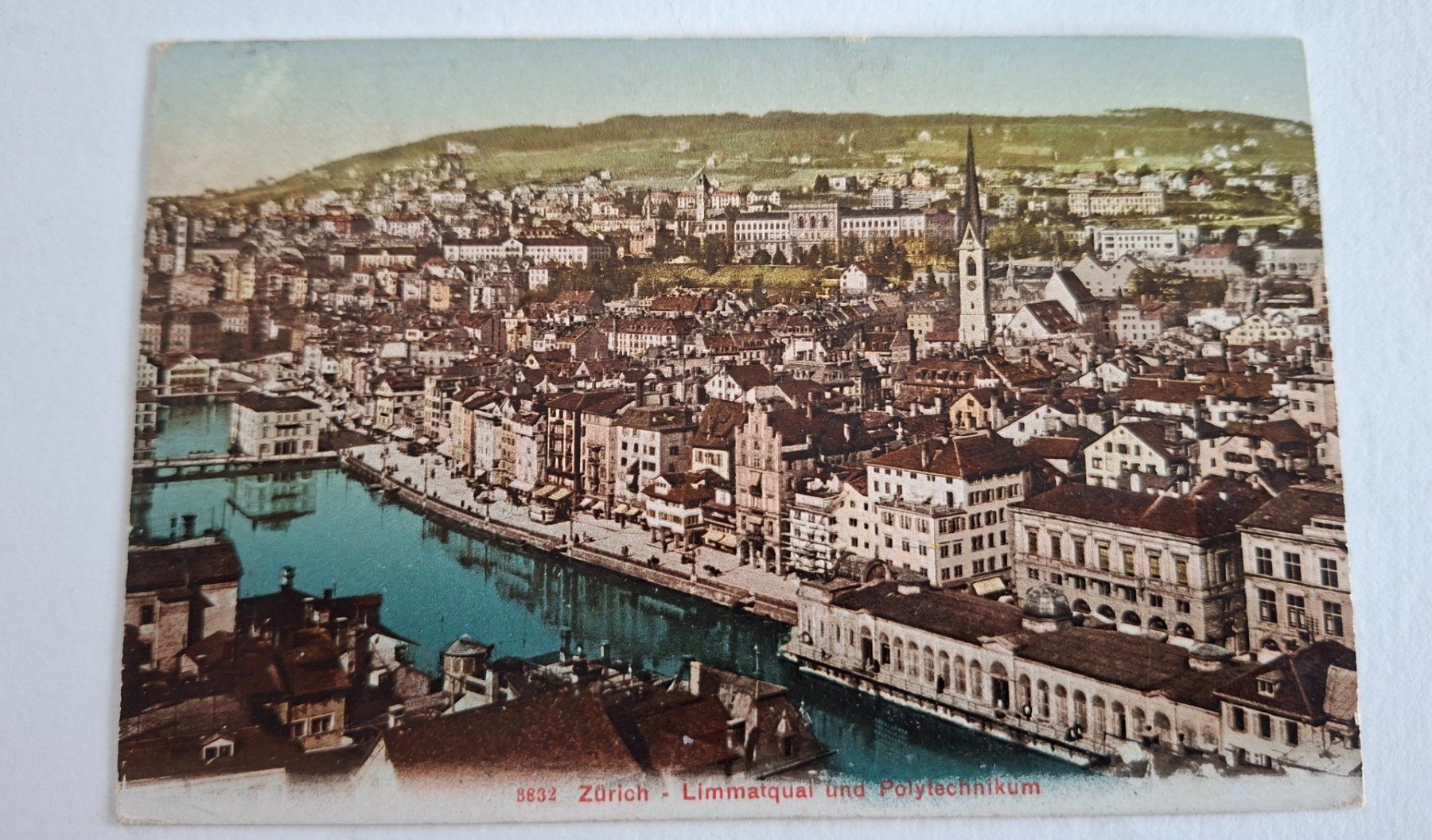 Cartoline postali: Alte Ansichtskarte Zürich Limmatquai und Polytechnikum Top – Usato da Opfikon venduto da Diversamente