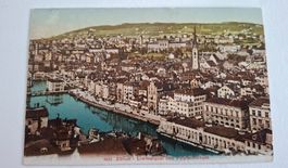 Alte Ansichtskarte Zürich Limmatquai und Polytechnikum Top