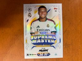 Sammelkarte Kylian Mbappe Topps Supreme Master