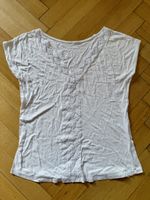 Haut / Top / T-shirt H&M blanc dentelle