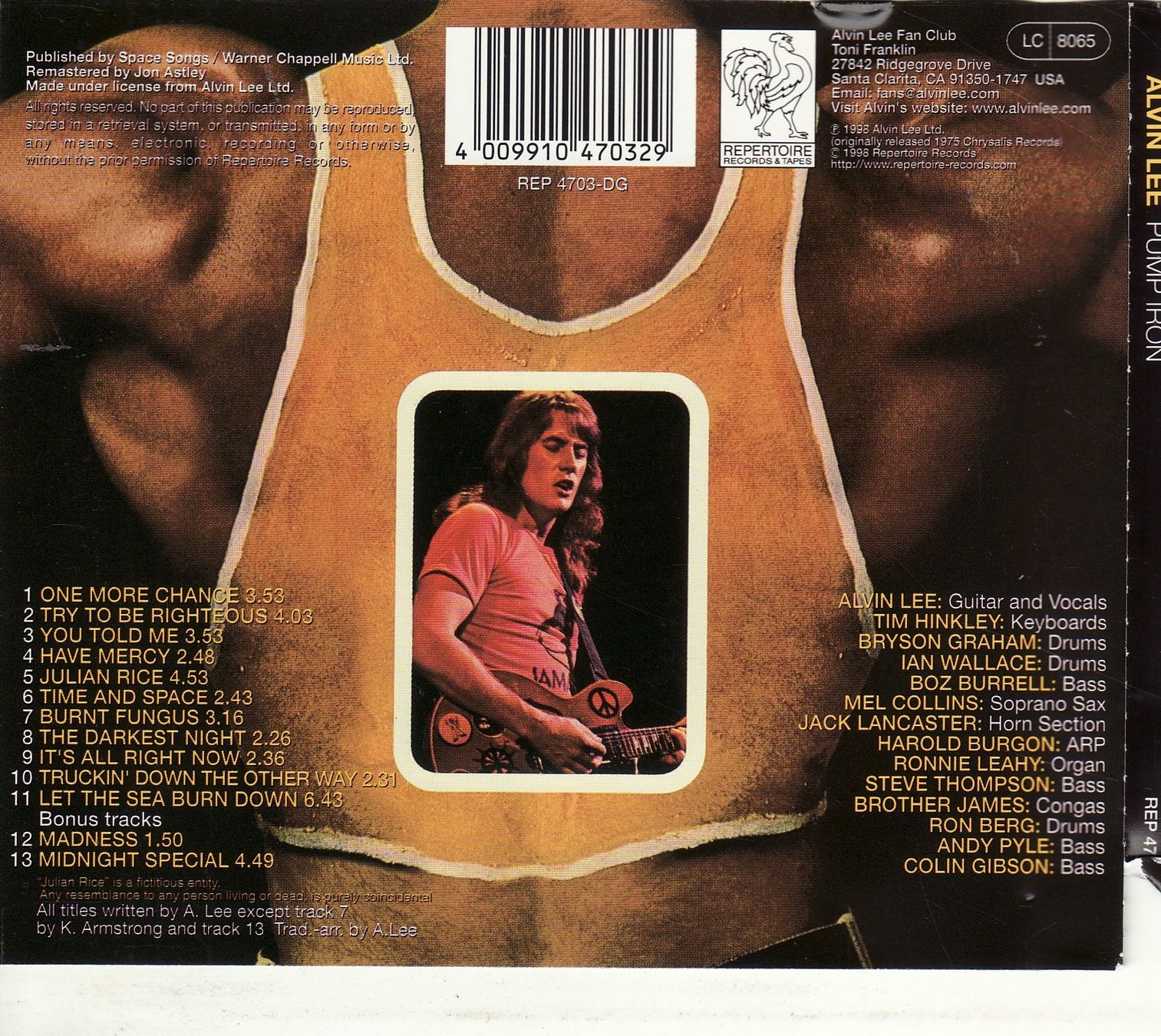 CDs: Alvin Lee – Pump Iron! – Gebraucht aus Boussens von catfood01 1