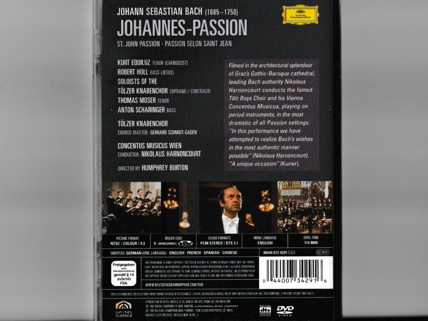 Tous les DVDs: Bach: Johannes-Passion – D'occasion à Chur par zowie72 1