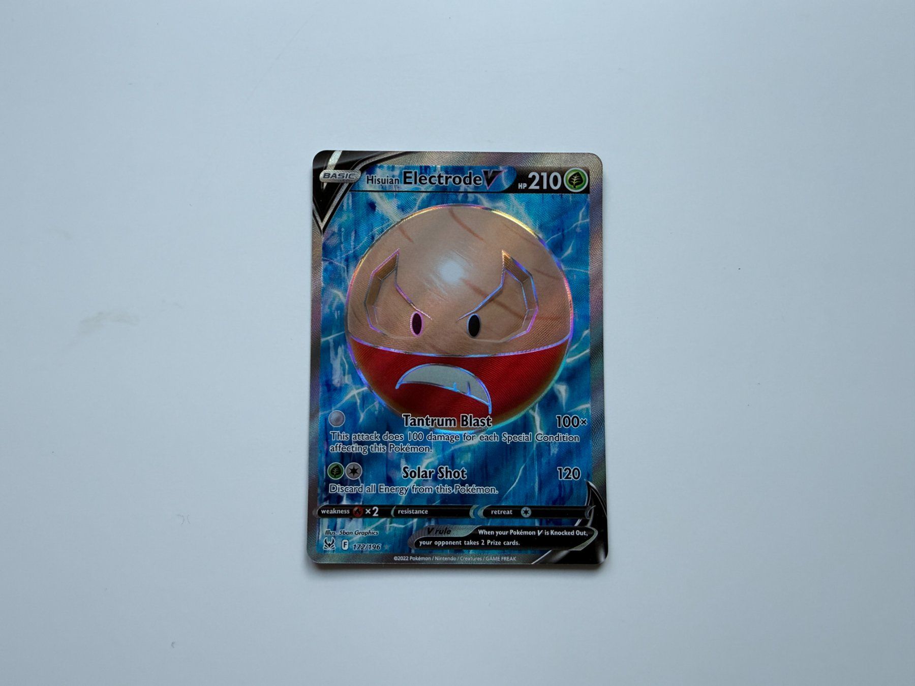 Pokémon Sammelbilder & Trading cards: Hisuian Electrode V #172 Pokemon Lost Origin – Neu (gemäss Beschreibung) aus Zürich von dren
