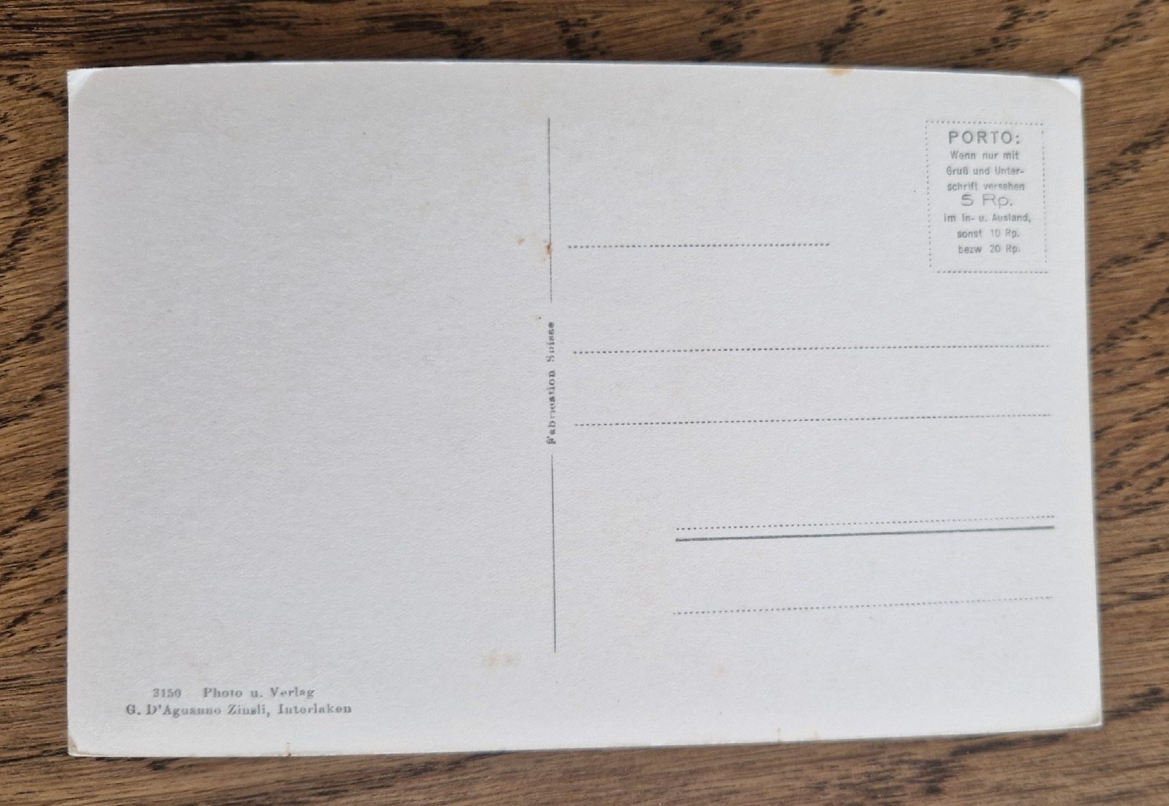 Cartoline postali: Bönigen am Quai – Usato da Ebikon venduto da Donar50 1