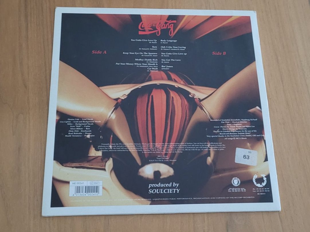 Vinyles: LP   Cole &  the Gang – D'occasion à Martigny par MZ-67 1