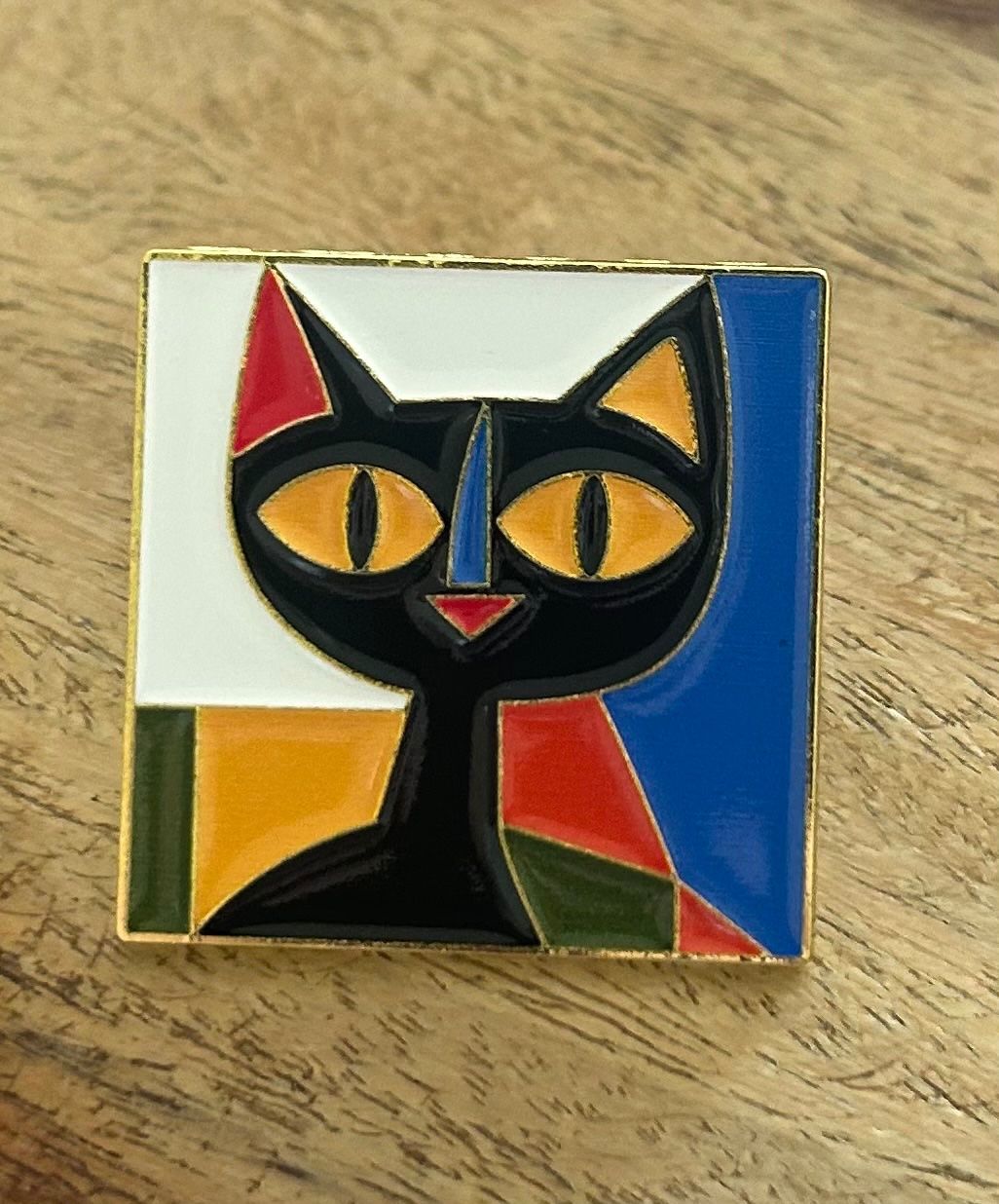 Placchette & Badge: Pin  Katze Gemälde Picasso – Nuovo e nell'imballaggio originale da Geneve venduto da vane267