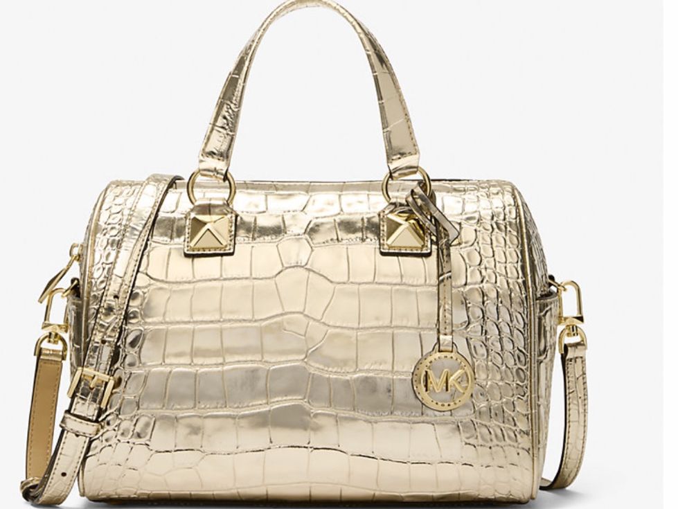 Michael Kors Borse da donna: Michael Kors Tasche Grayson Gold echt Leder M – Nuovo (secondo la descrizione) da Zuerich venduto da SaTs-43