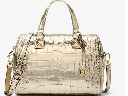 Michael Kors Tasche Grayson Gold echt Leder M