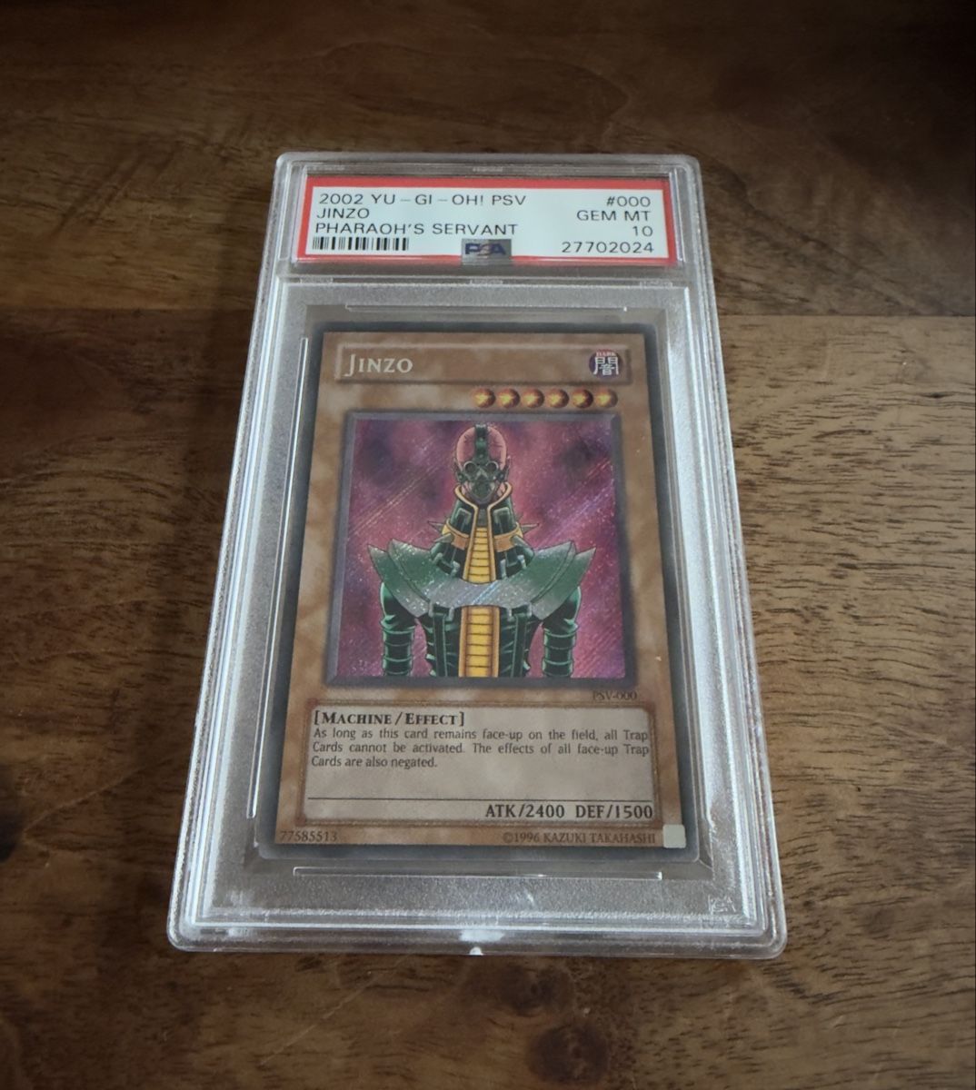 Yugioh Carte collezionabili: Yu-Gi-Oh! Jinzo Pharaoh's Servant PSA 10 GEM MINT – Usato da Zürich venduto da cENS0R