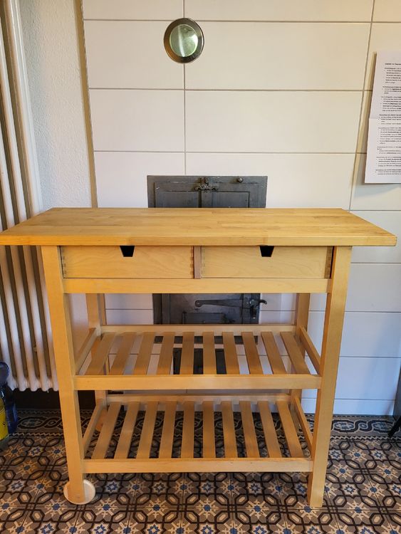 Faszinierend Kchenwagen Holz Ikea Bildnull