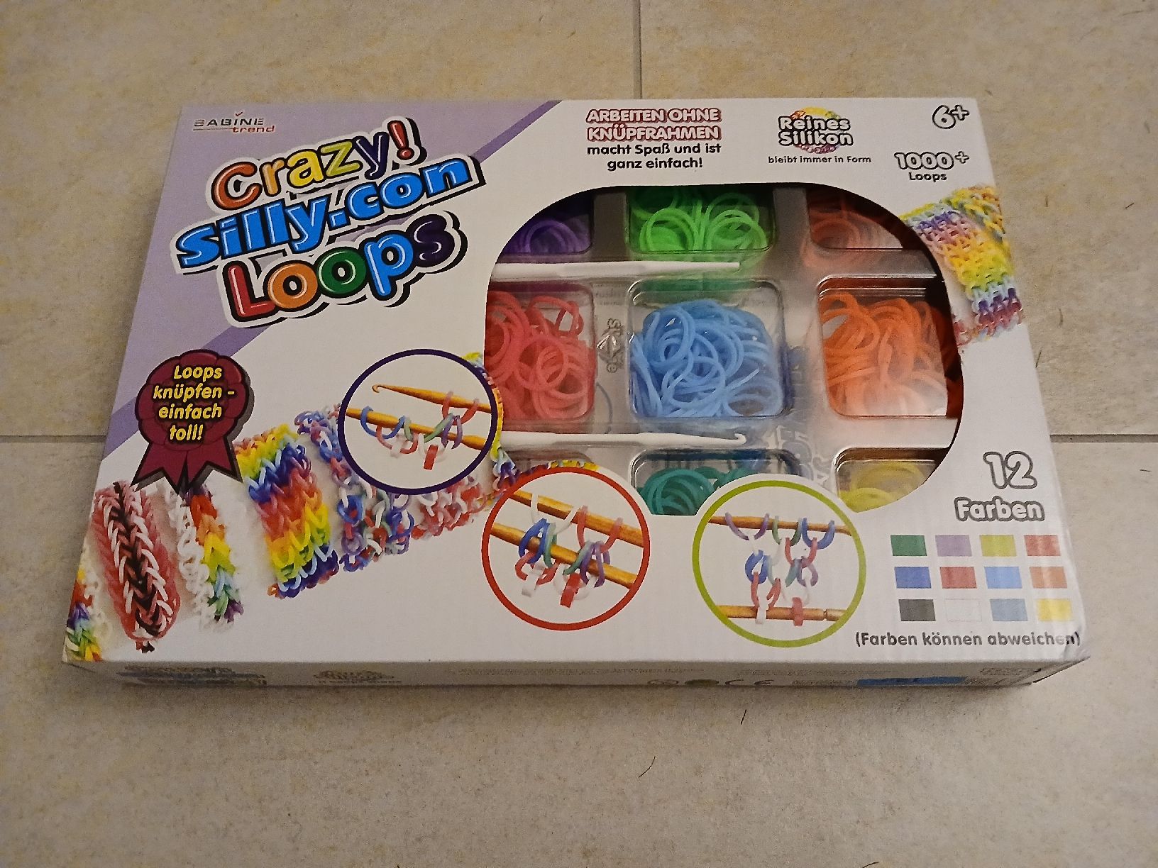 Kit bricolage: Crazy Silly Loops Set, 1000+ Loops, 12 Farben – Nuovo e nell'imballaggio originale da Liestal venduto da piperpa