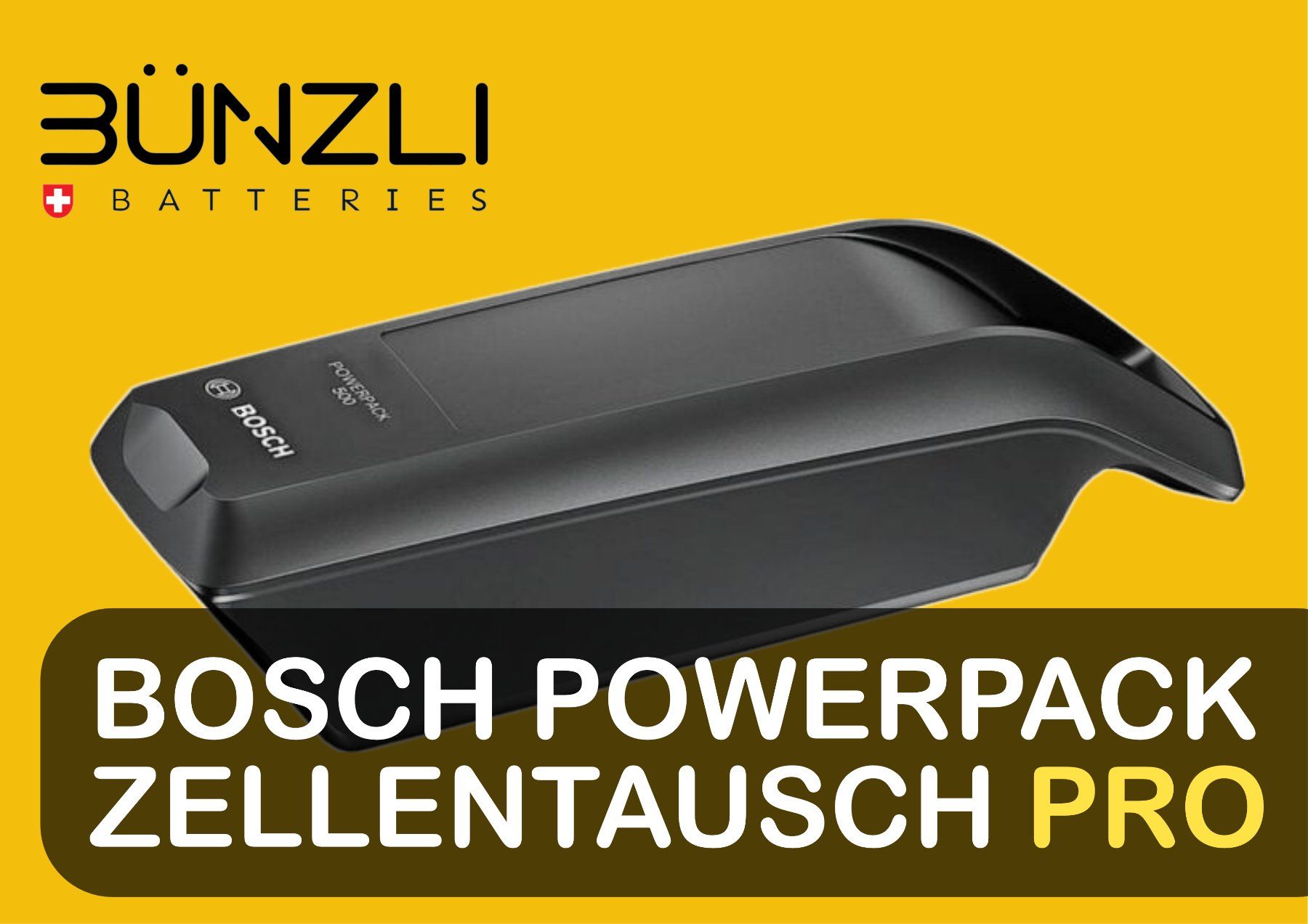 Bosch Akkus: BOSCH PowerPack Service - Zellentausch – Gebraucht aus Zürich von Buenzli_Batteries