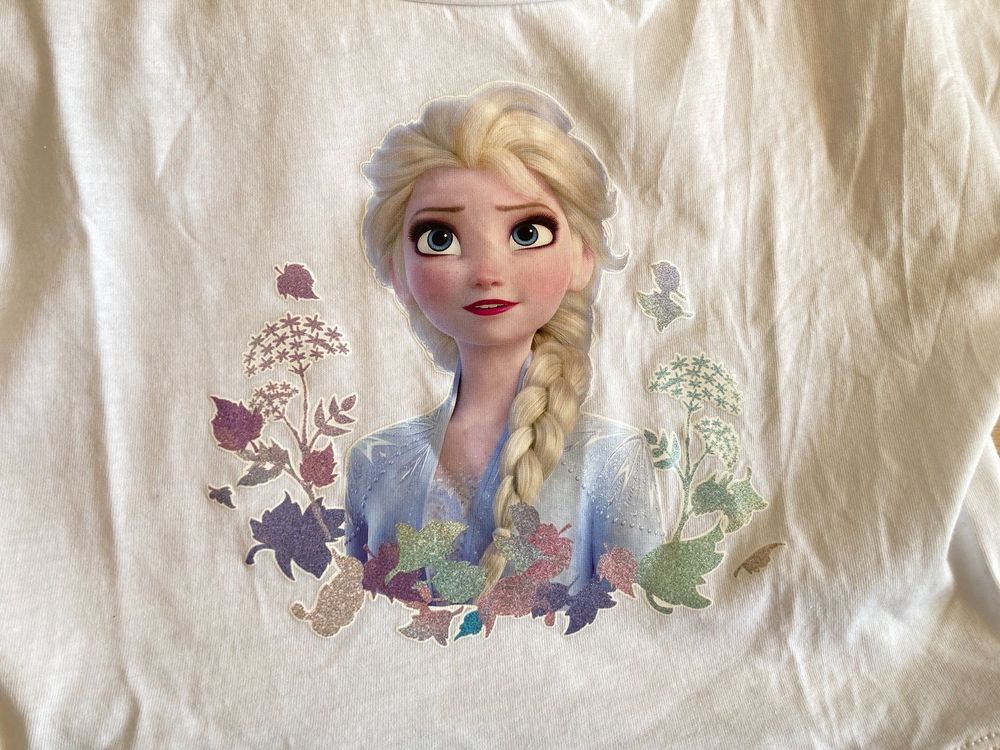 NAME IT Mädchen Nmfjinny Frozen Top - Kurzarm Oberteil Für Kleinkinder