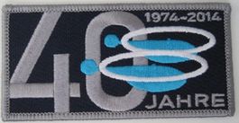 Jubiläums-Patch 40 Jahre, seltenes Sammlerstück, Top! Stoff