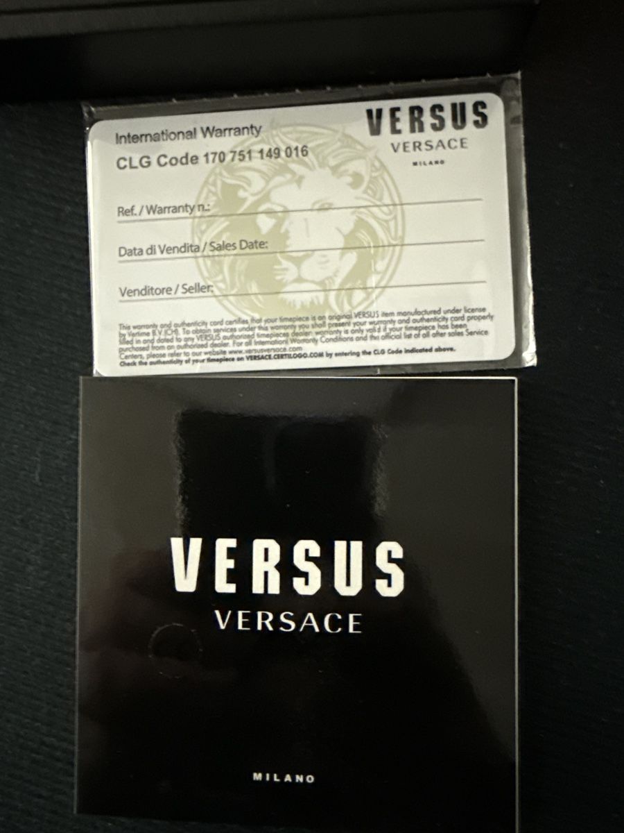 Versace Orologi: Versus Versace Herrenuhr, Gold, Chronograph, mit Box – Nuovo (secondo la descrizione) da Arnegg venduto da Ricculus91