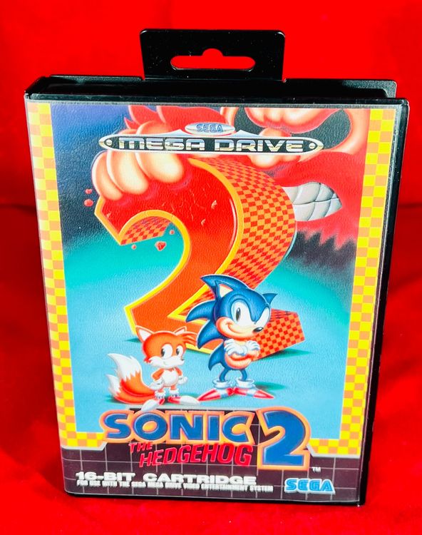Jeu SEGA Mega Drive – Sonic The Hedgehog 2 – Cartouche Seulement – Bon état
